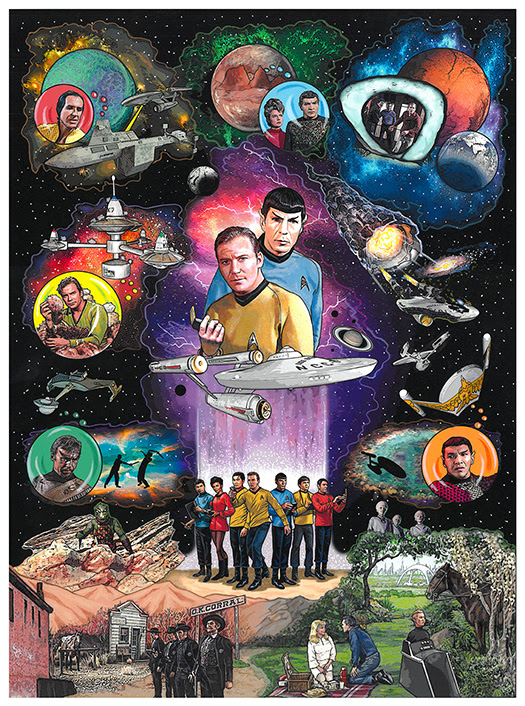 Charles Fazzino Star Trek: The Beginning (DX)